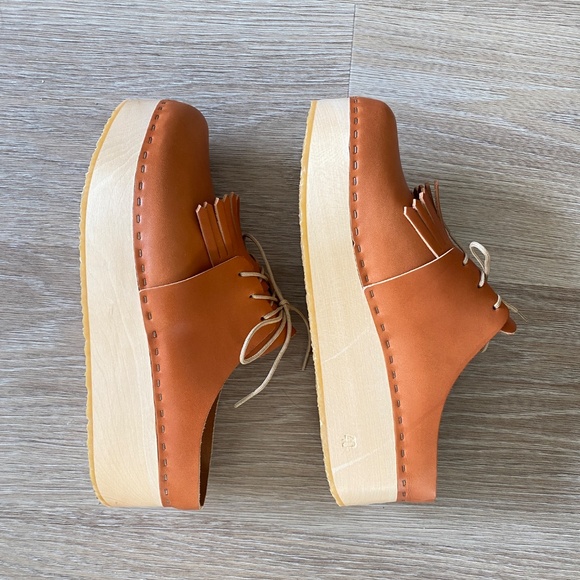 Zoe Platform w Kilt, Whiskey leather - Picture 6 of 12